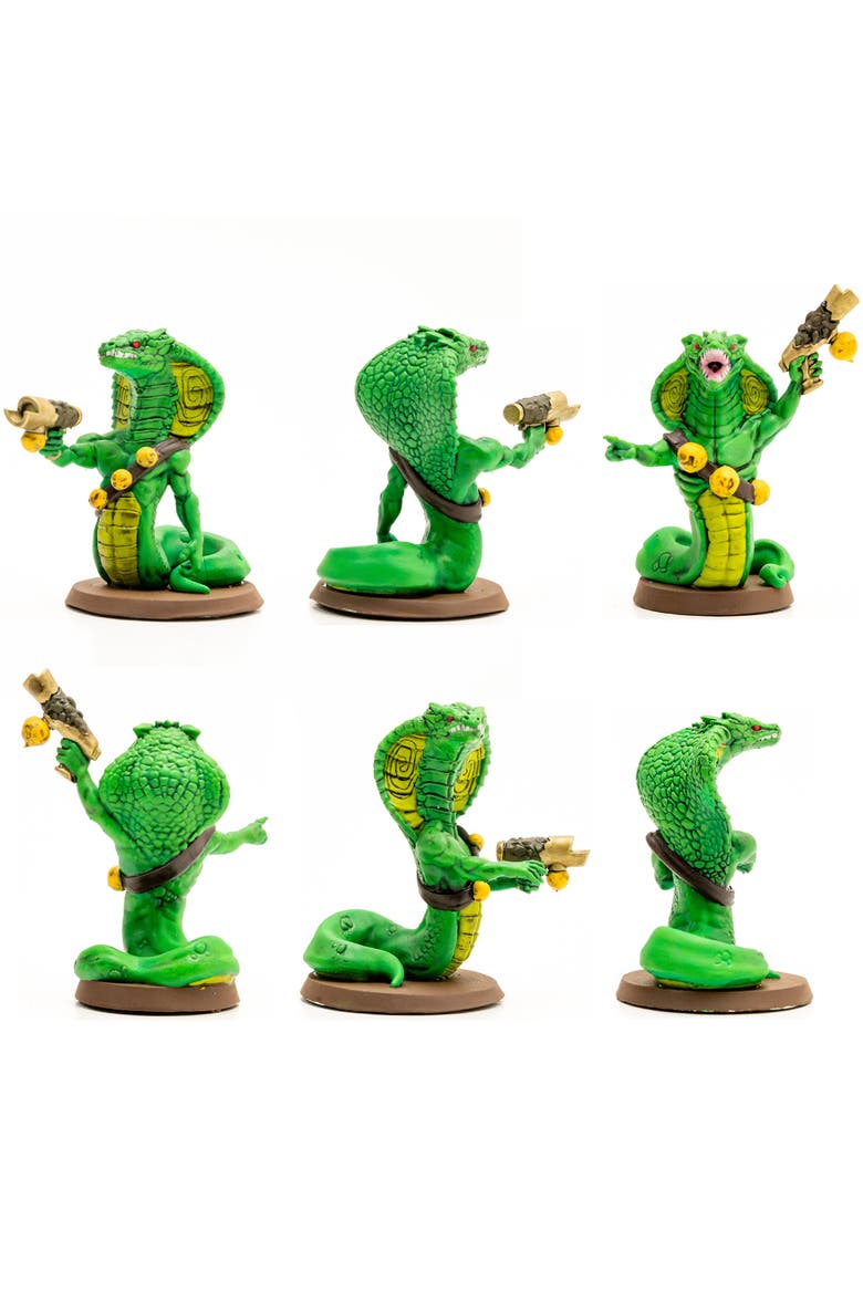 Heroscape, Elites of Ullar & Ranoc Vipers Common Army Expansion, Alternate, color, Multicolored