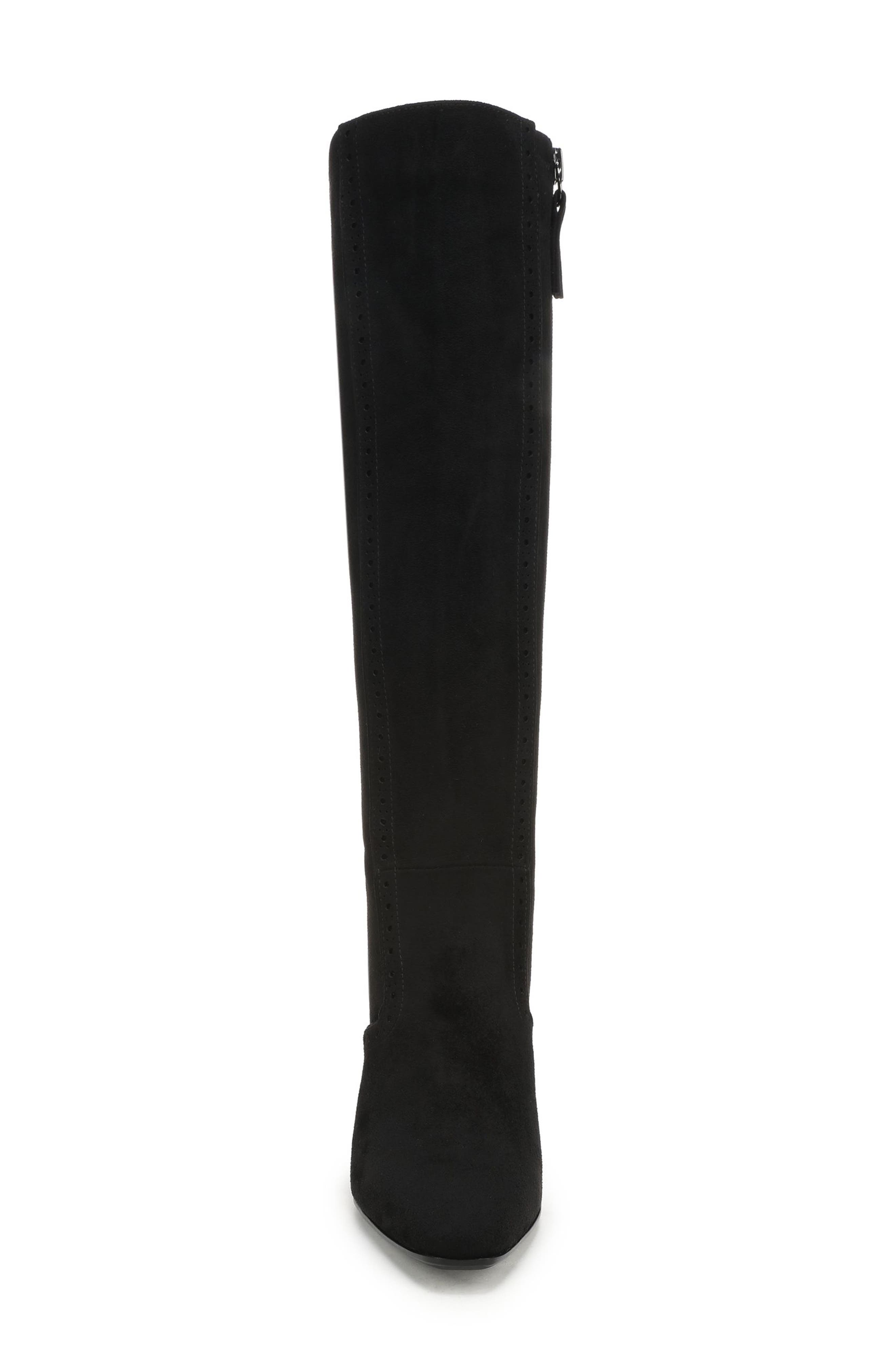 Damiana Knee High Boot, Alternate, color, BLACK SUEDE