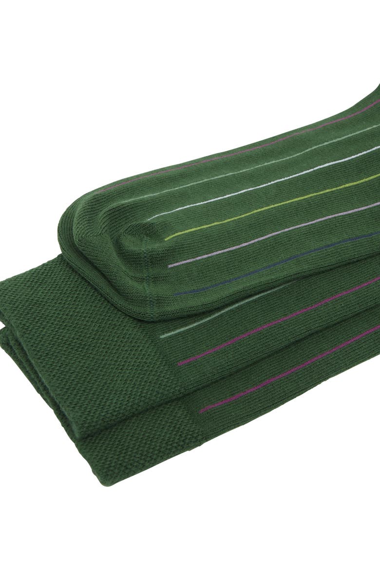 Ted Baker London Sokkthr Pinstripe Dress Socks, Alternate, color, 