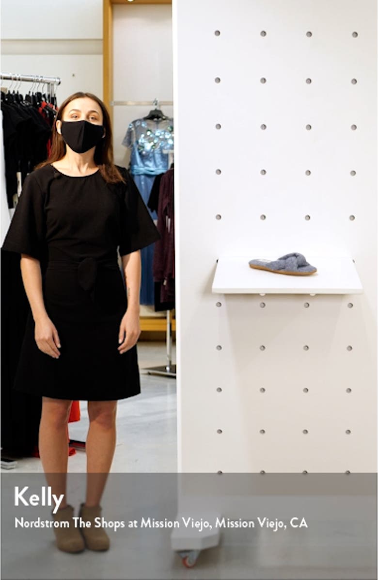 Chambray Crisscross Scuff Slipper, sales video thumbnail