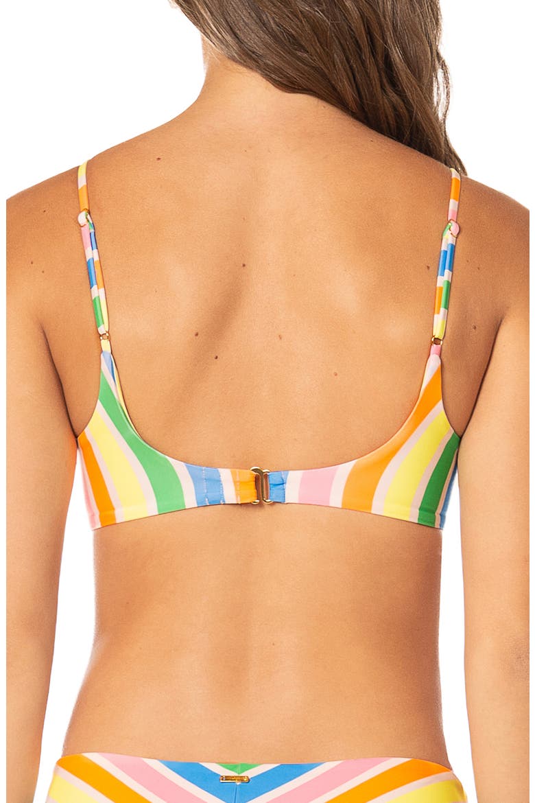 Rhythmic Lines Liberties Reversible Bikini Top, Alternate, color, OPEN YELLOW