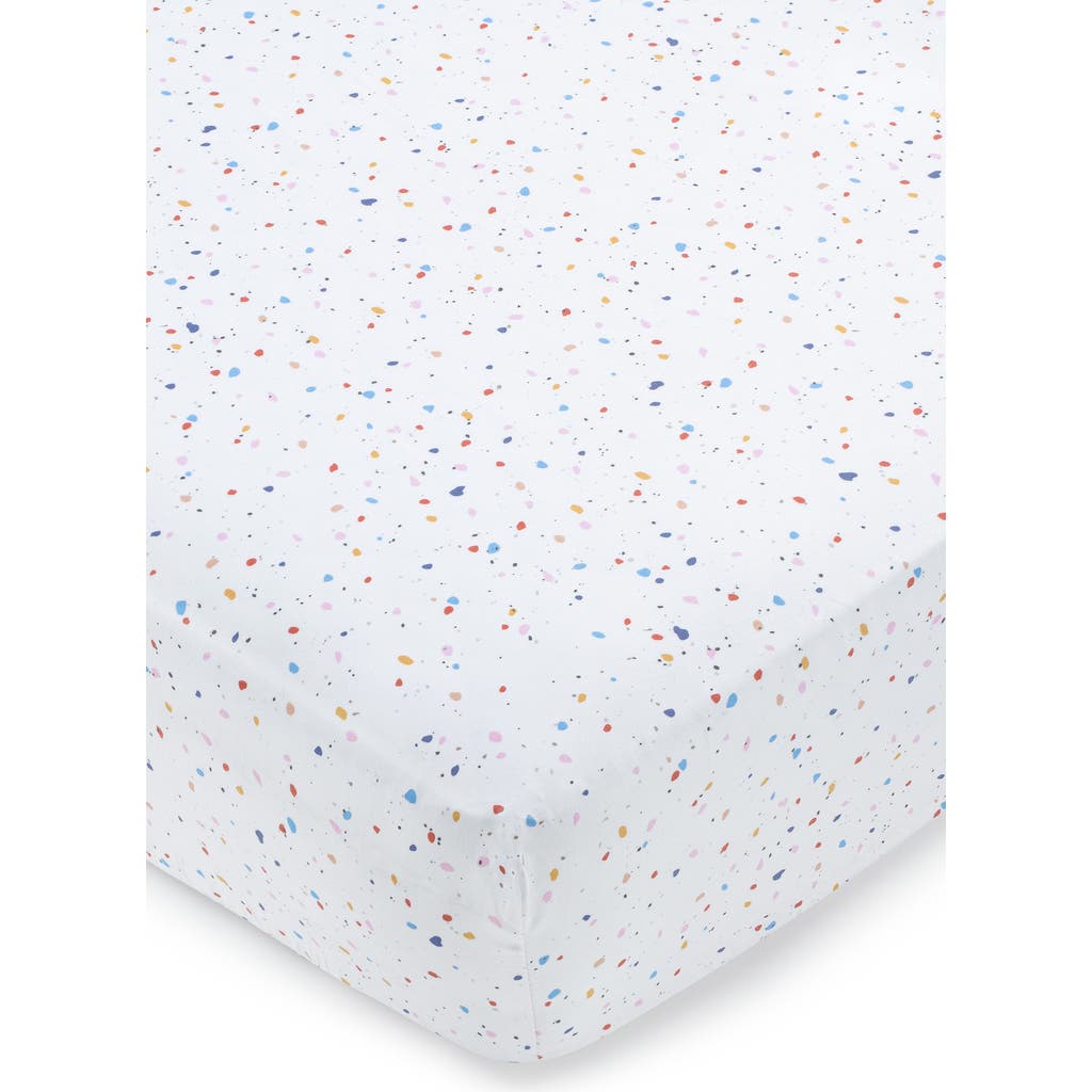 Domani Home Print Bassinet Crib Sheet In Terrazzo