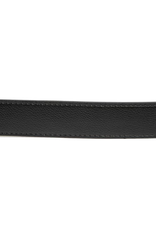 Steve Madden Twisted Buckle Faux Leather Belt