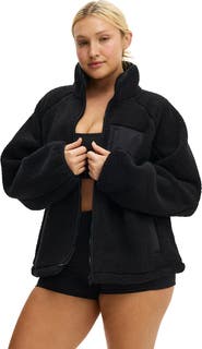 COTTON ON BODY Women
s Active Trail Soft Fleece Zip Through