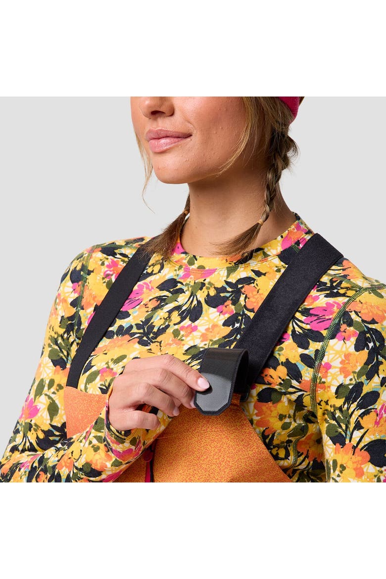 Women's Bga Cottonwoods Lt Xpore 3l Bibs, Alternate, color, Boundary Orange Ombre/Black