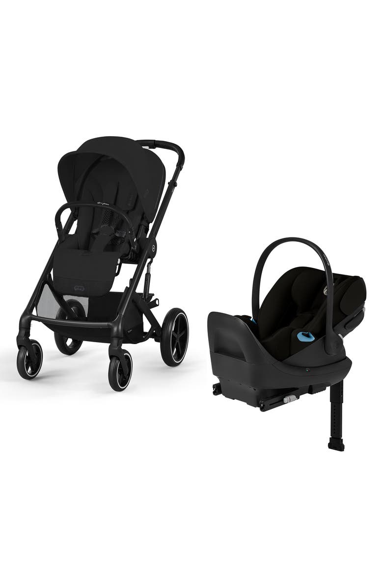 CYBEX Balios S Lux Stroller & Cloud G Pro Infant Car Seat Travel System, Main, color, Moon Black