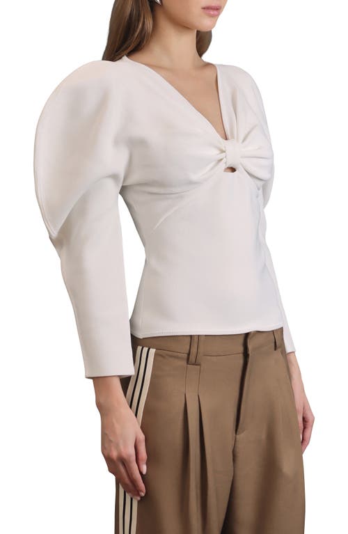 Avec Les Filles Exaggerated Dolman Sleeve Sweater In Neutral