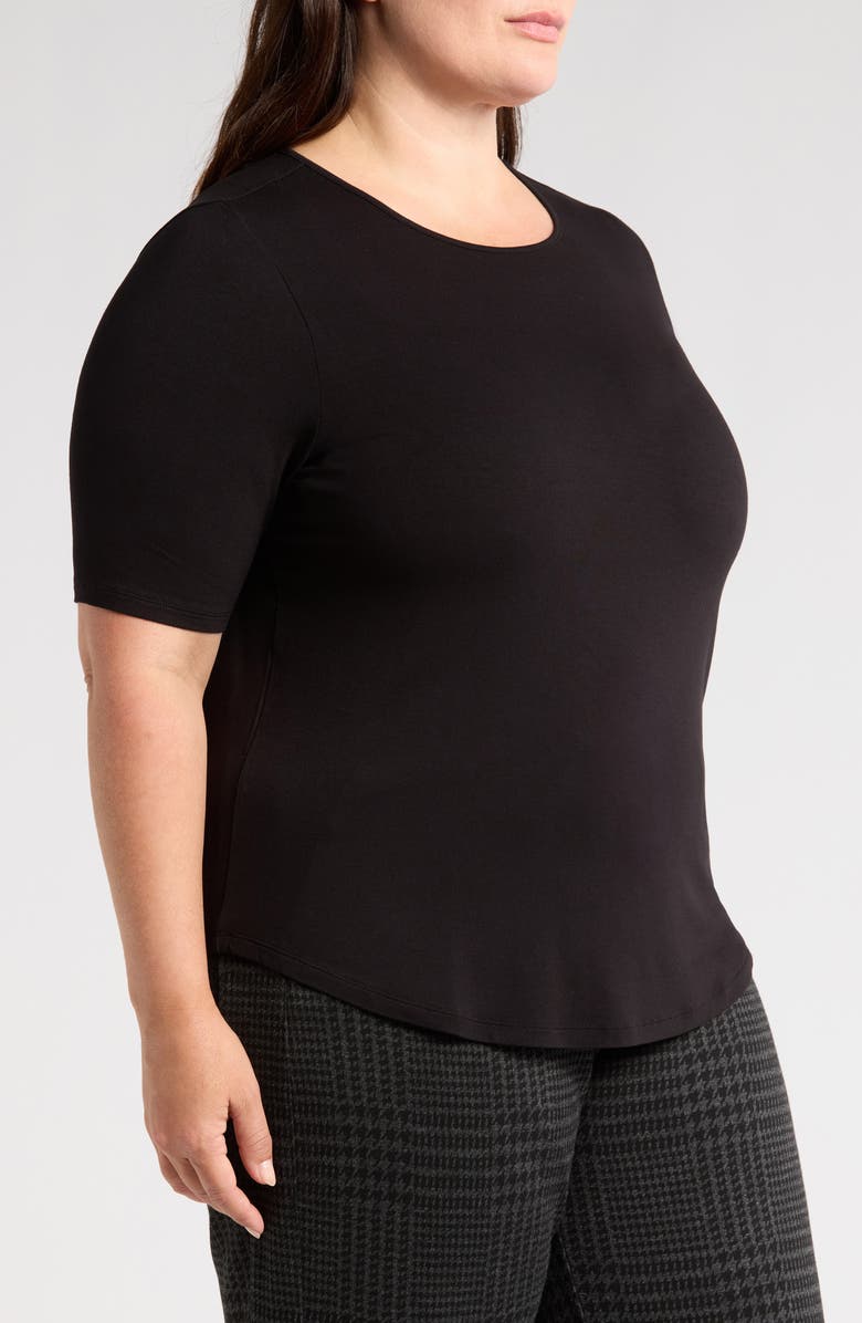 Universal Standard Lily Liquid Jersey Crewneck Top, Alternate, color,