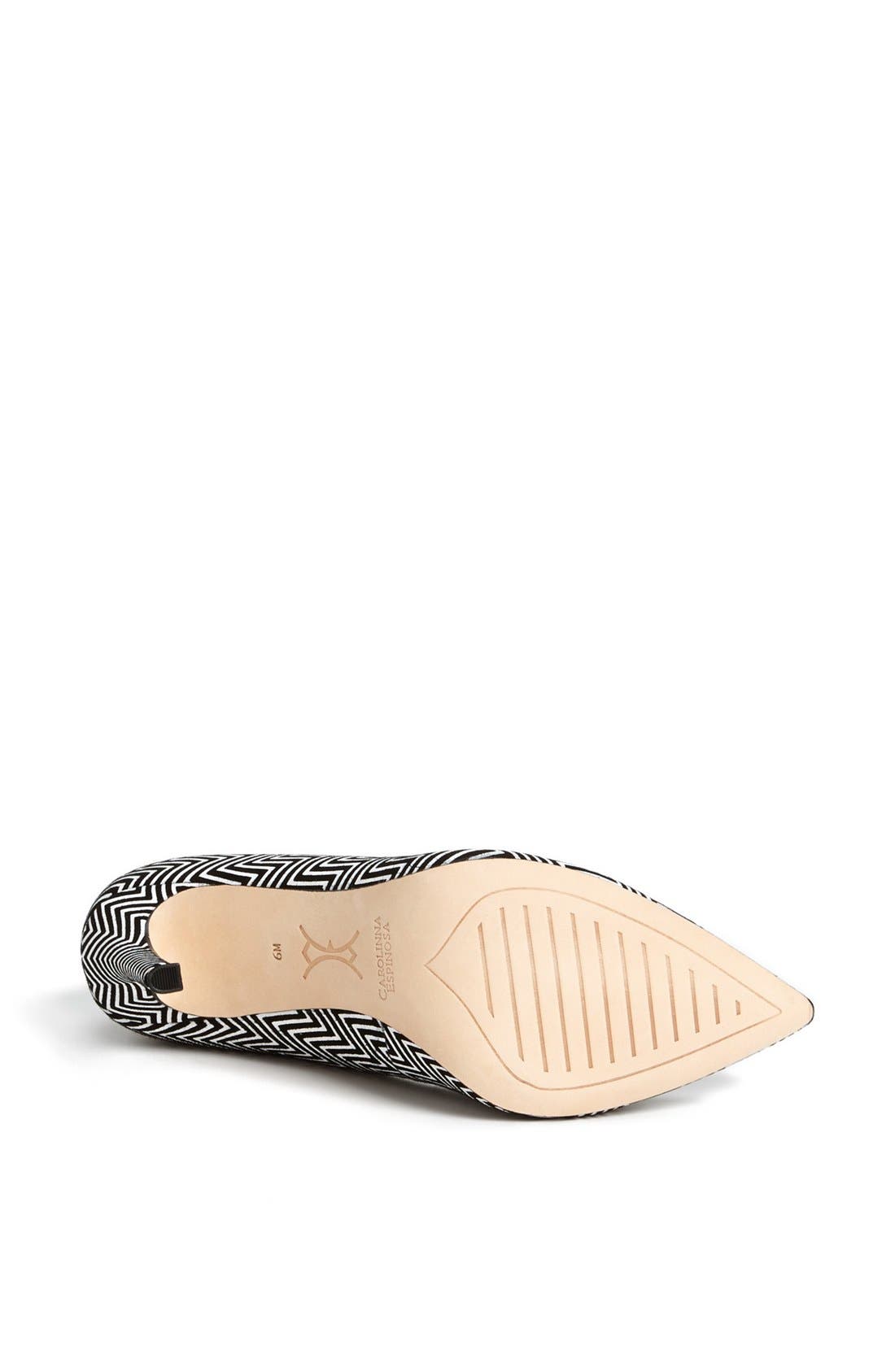'Nala' Pump, Alternate, color, BLACK/ WHITE