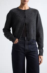 LOULOU DE SAISON Heike Crop Cardigan