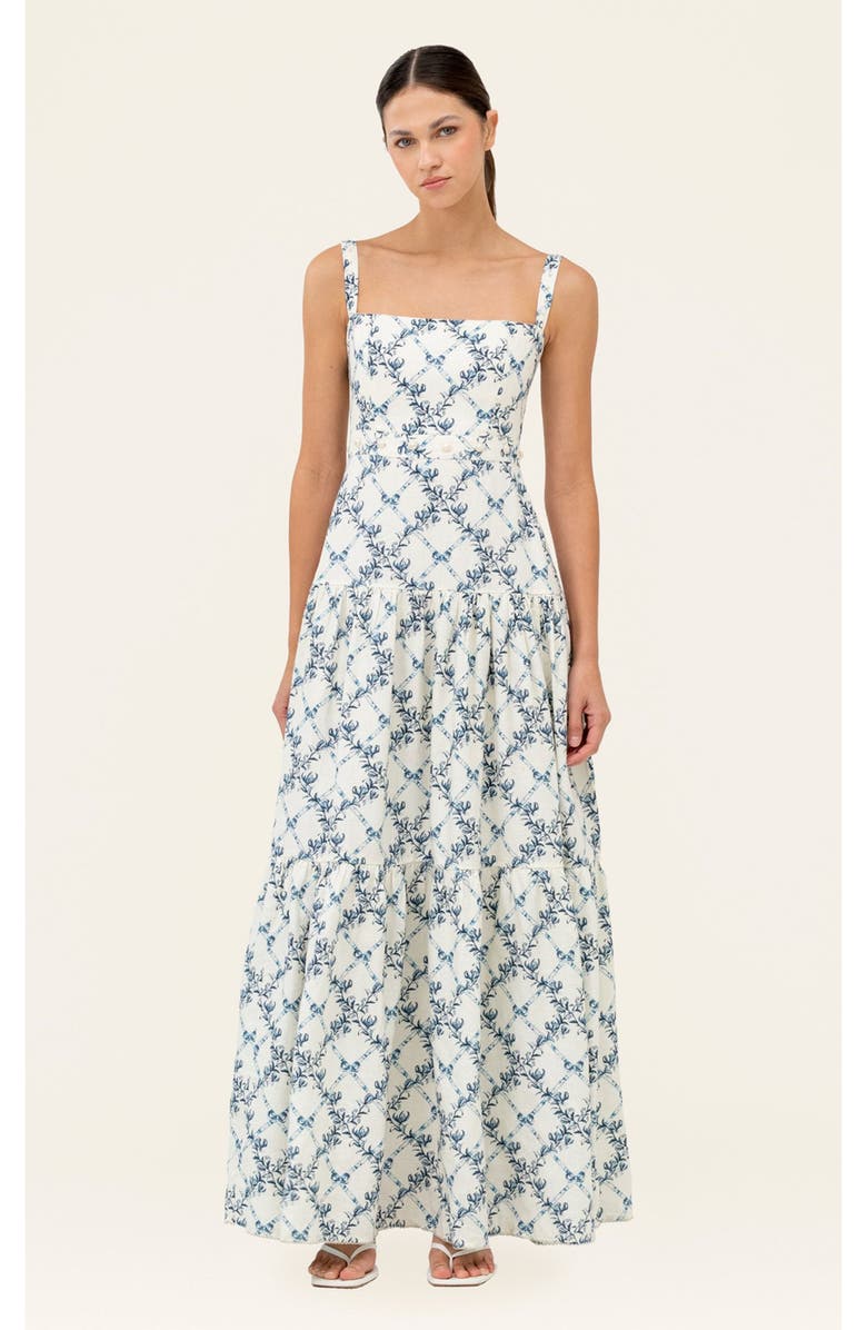 Agua by Agua Bendita Lima Gloriosa Maxi Dress, Alternate, color, Multi