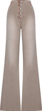 PCFG Pure Cotton Regular Fit Flare Denim Pant