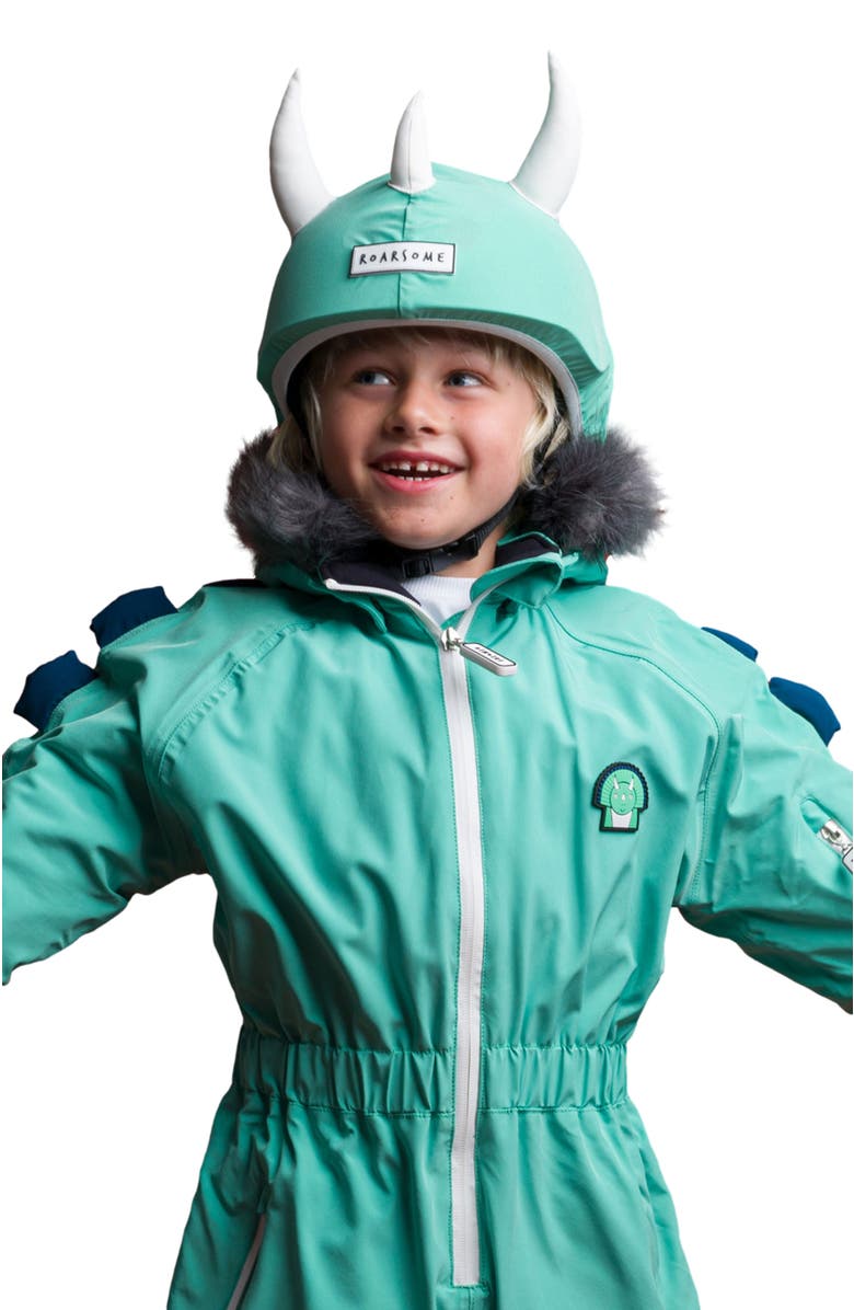 Roarsome Helmet Cover, Alternate, color, Green