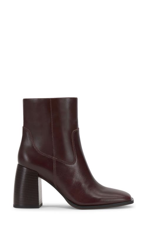 Vince Camuto Dayana Block Heel Bootie In Brown
