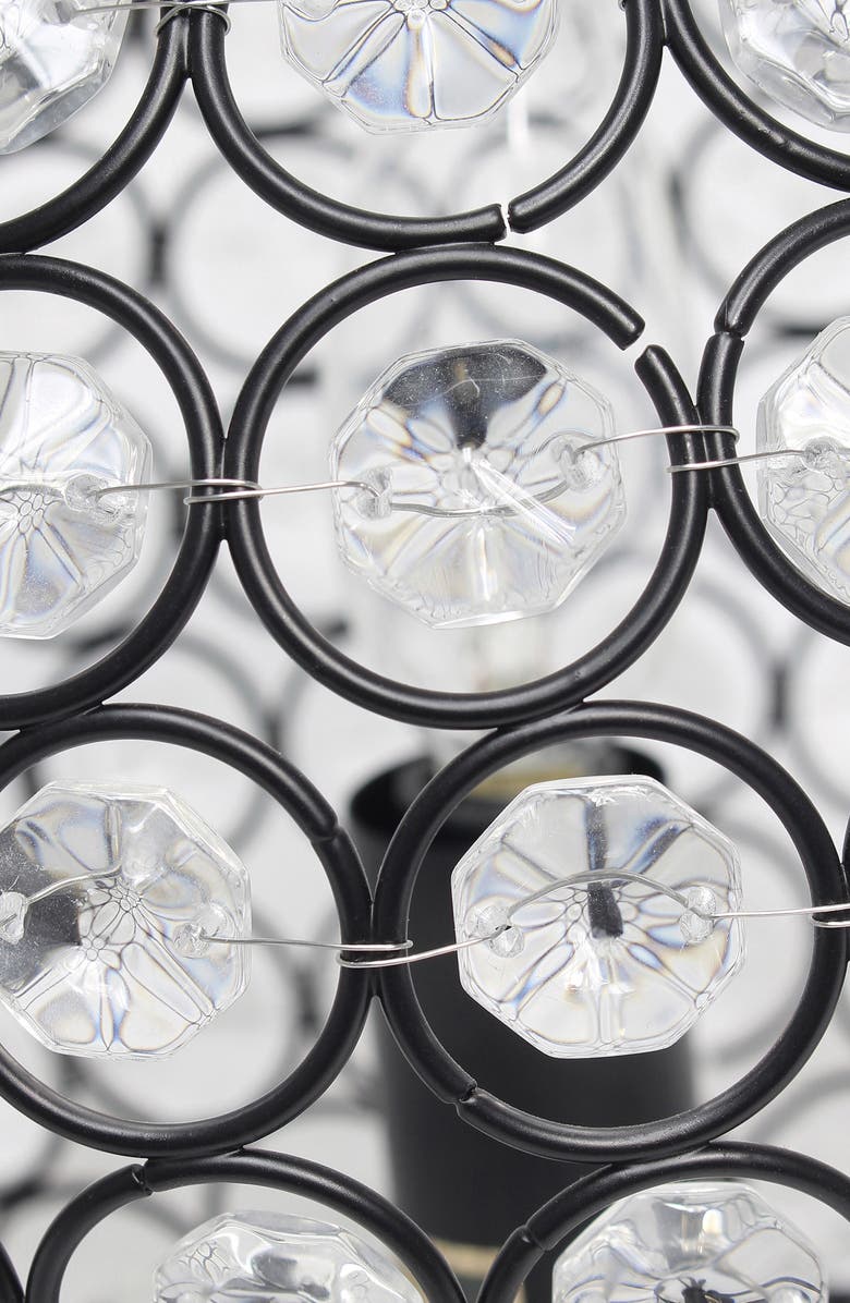 LALIA HOME Round Crystal Table Lamp, Alternate, color, 