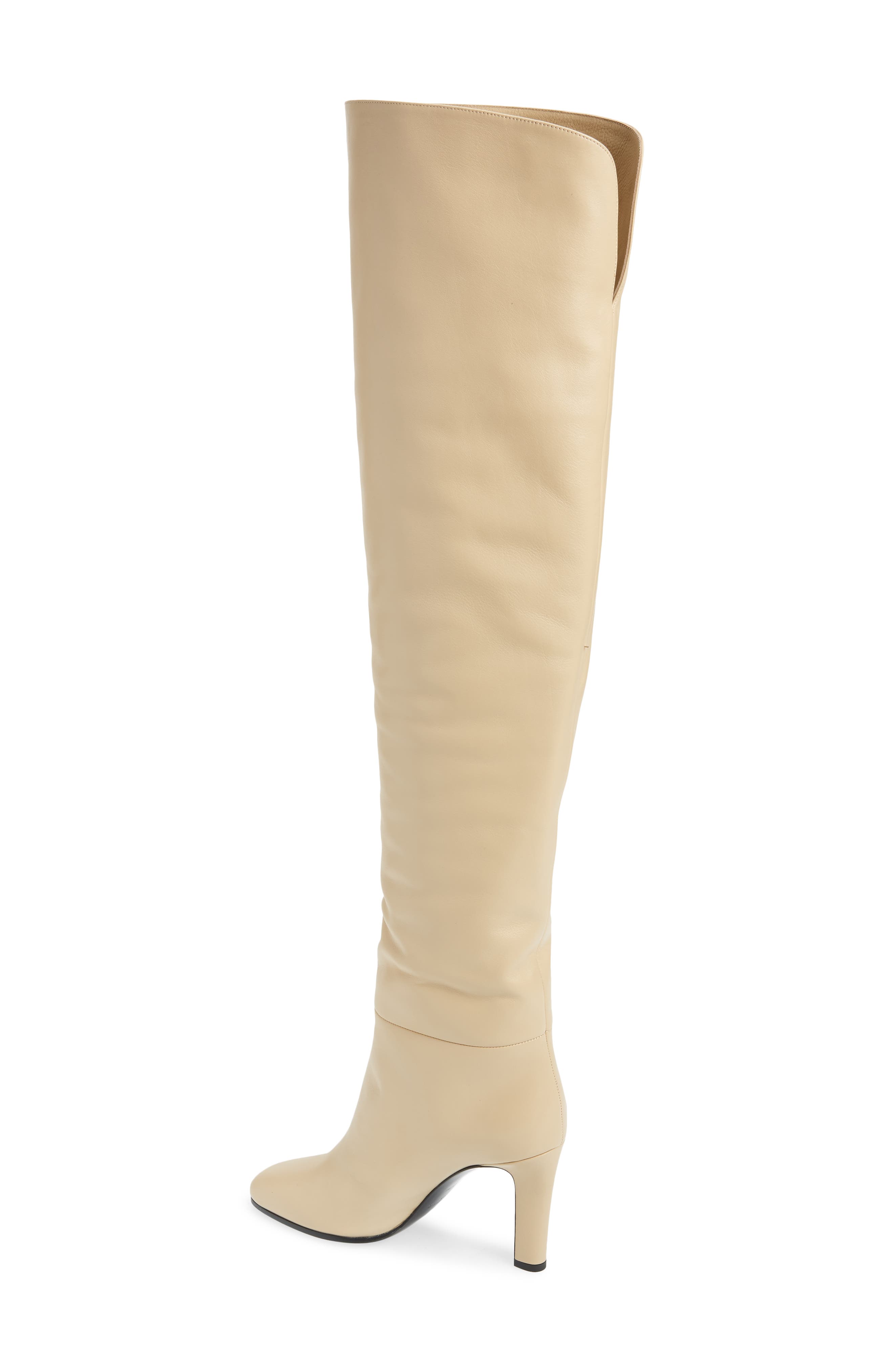 Saint Laurent Blu Over the Knee Boot, Alternate, color, 
