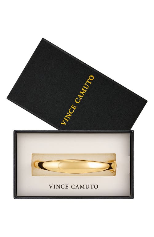 Vince Camuto Hinged Bangle Bracelet In Gold