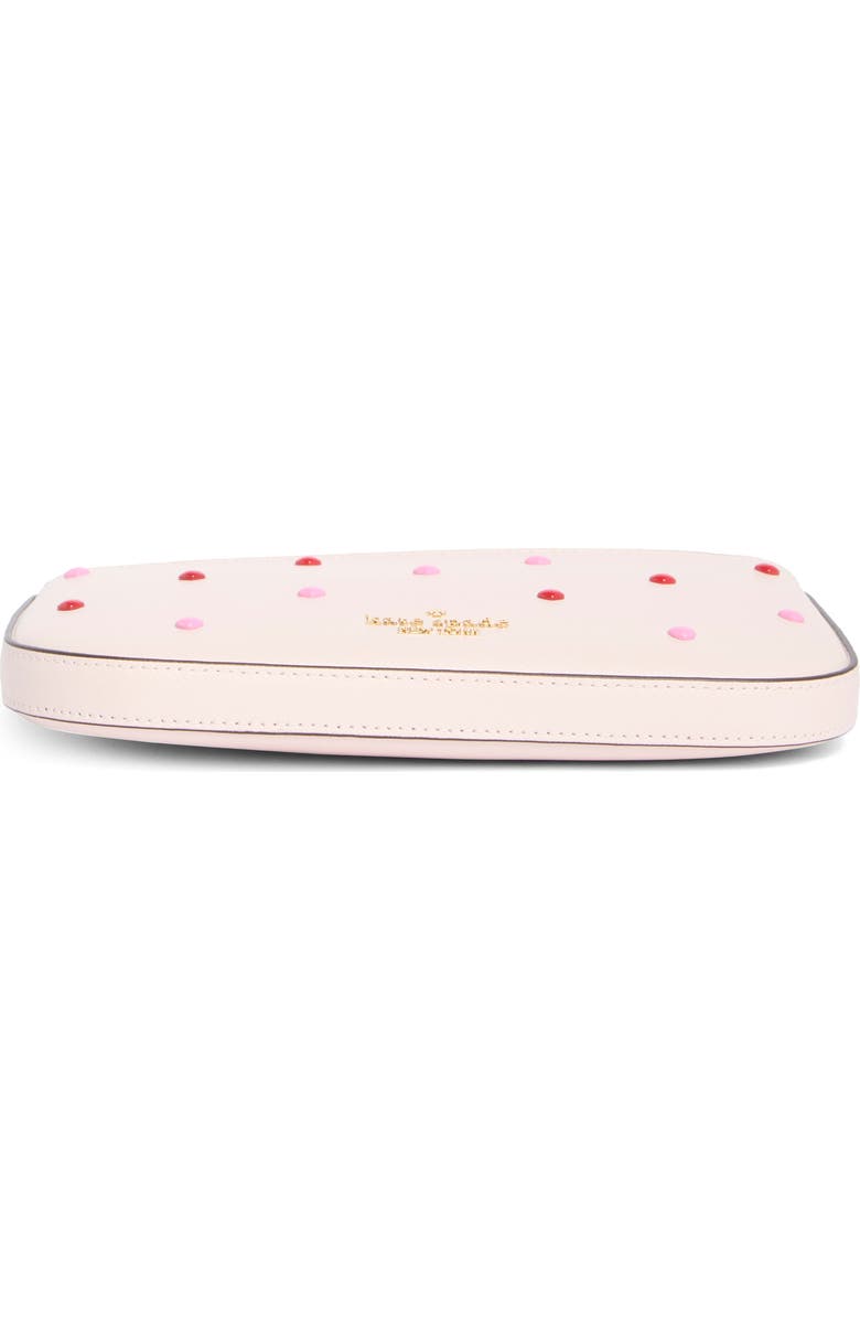 Kate Spade New York heart pochette shoulder bag, Alternate, color, Powdered Sugar