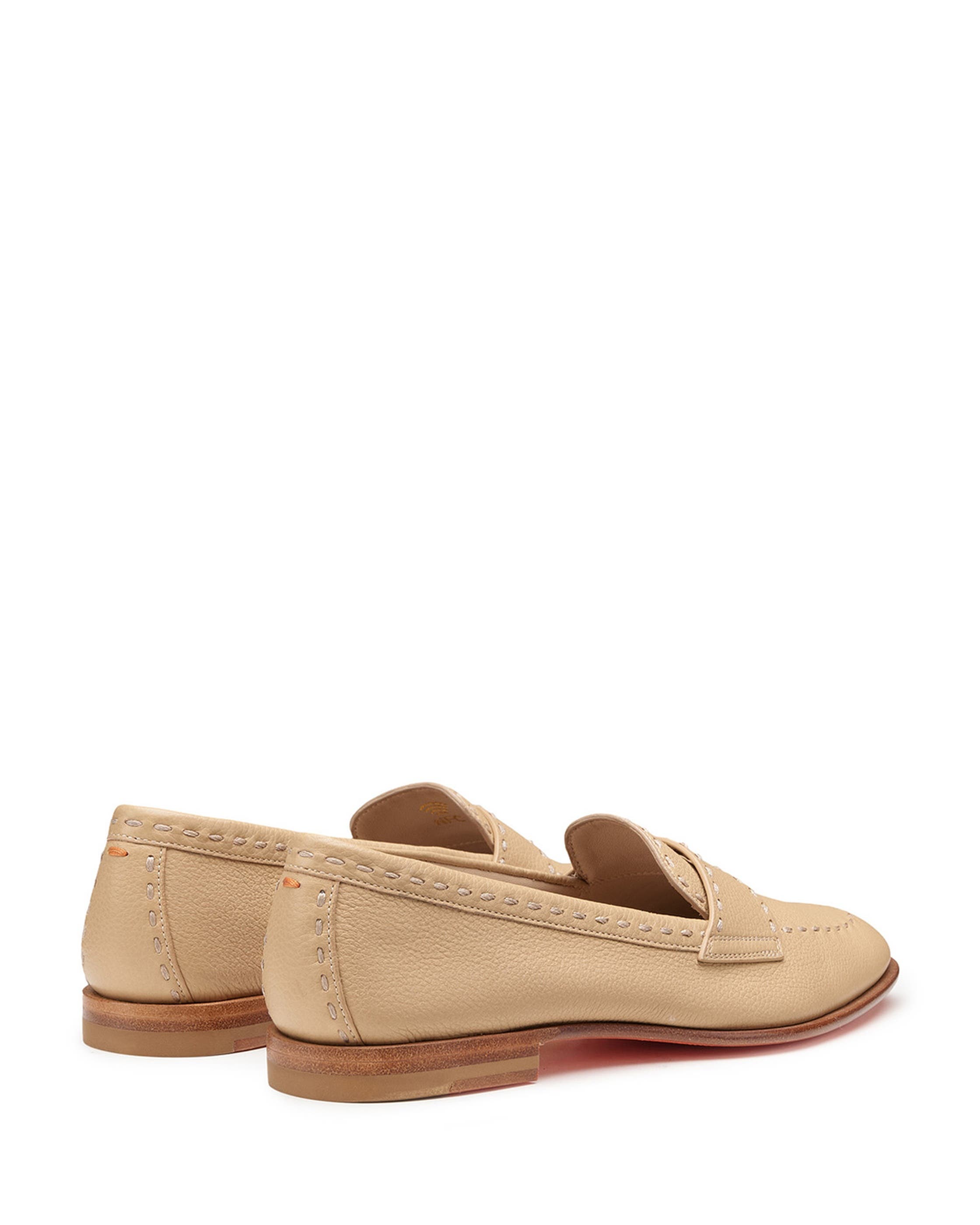 Women's Leather Penny Loafer, Alternate, color, Light Brown