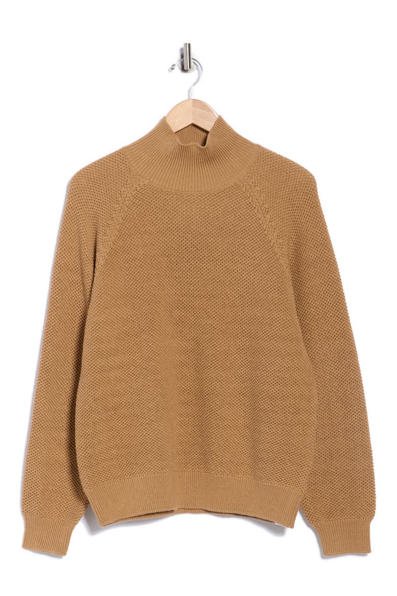 Kayden Turtleneck Sweater, Alternate, color, CAMEL