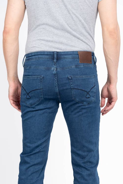 Jack Of Spades Jack Fit Five Pocket Jeans In Medium Blue