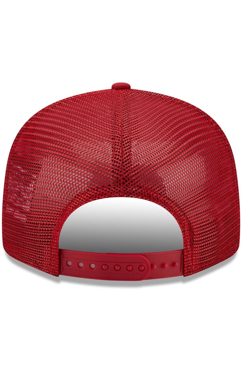 New Era Men's New Era Cardinal Arizona Cardinals Classic Trucker 9FIFTY Snapback Hat, Alternate, color, 