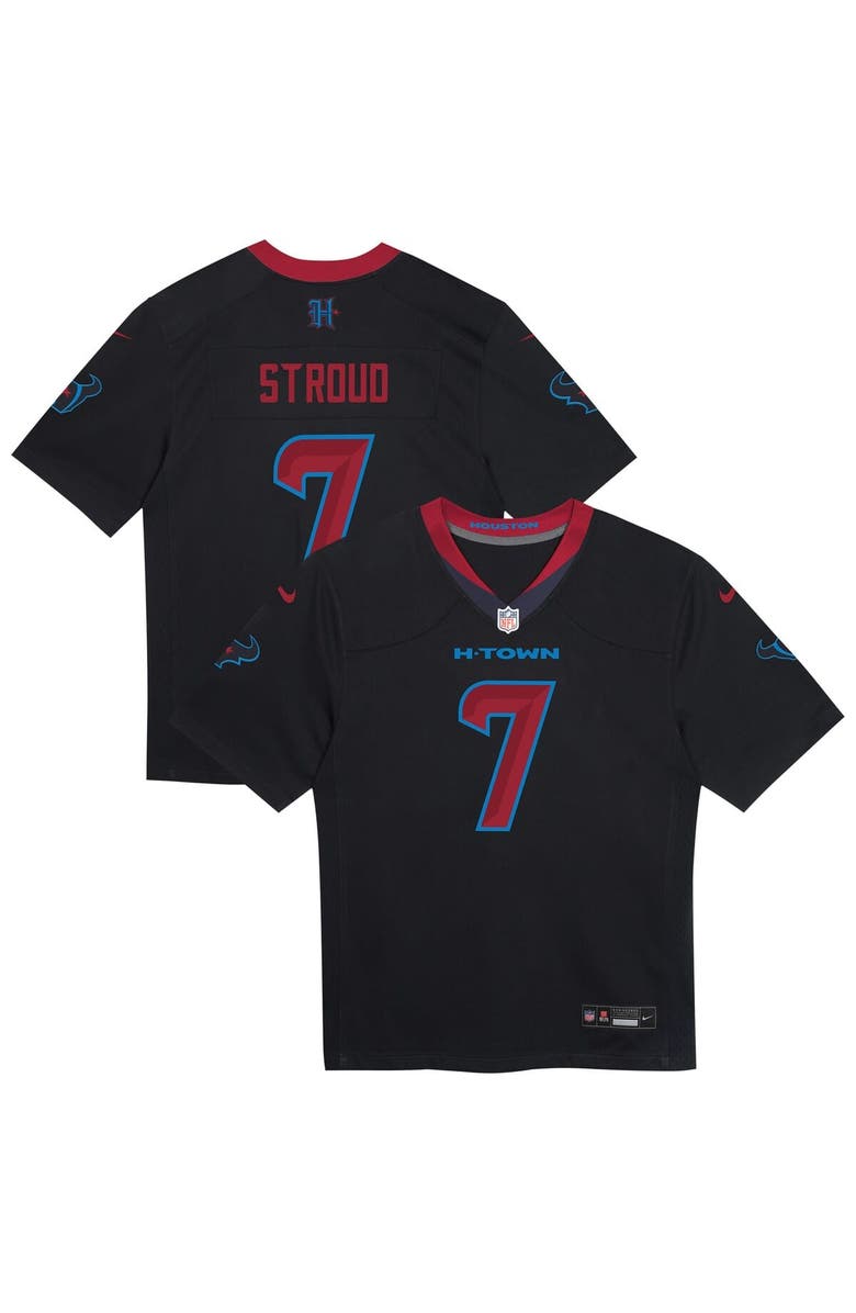 Nike Preschool Nike C.J. Stroud Navy Houston Texans Alternate Player Game Jersey, Main, color, Navy