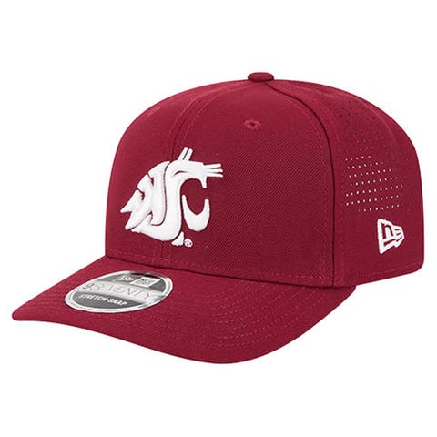 Men's New Era  Crimson Washington State Cougars Team 9SEVENTY Adjustable Hat