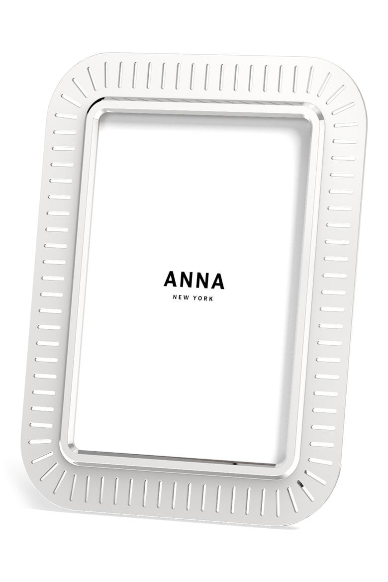 Striations 8 x 10-Inch Picture Frame, Alternate, color, SILVER