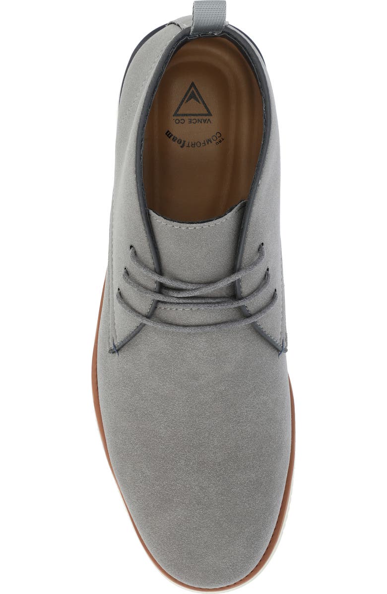 VANCE CO Jimmy Plain Toe Vegan Leather Chukka Boot, Alternate, color,