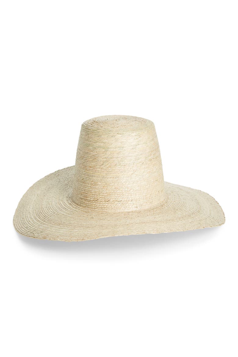 Palm Straw Hat, Main, color, NATURAL