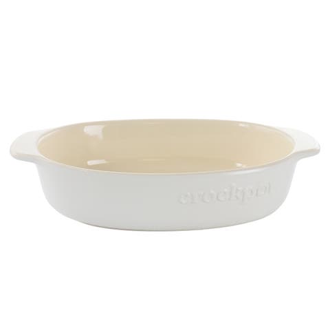 2.5 Quart Oval Stoneware Casserole