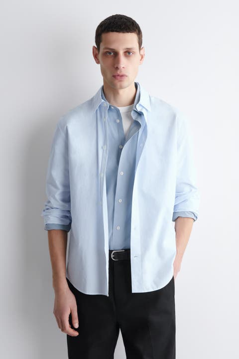 Relaxed Pima Cotton Poplin Shirt