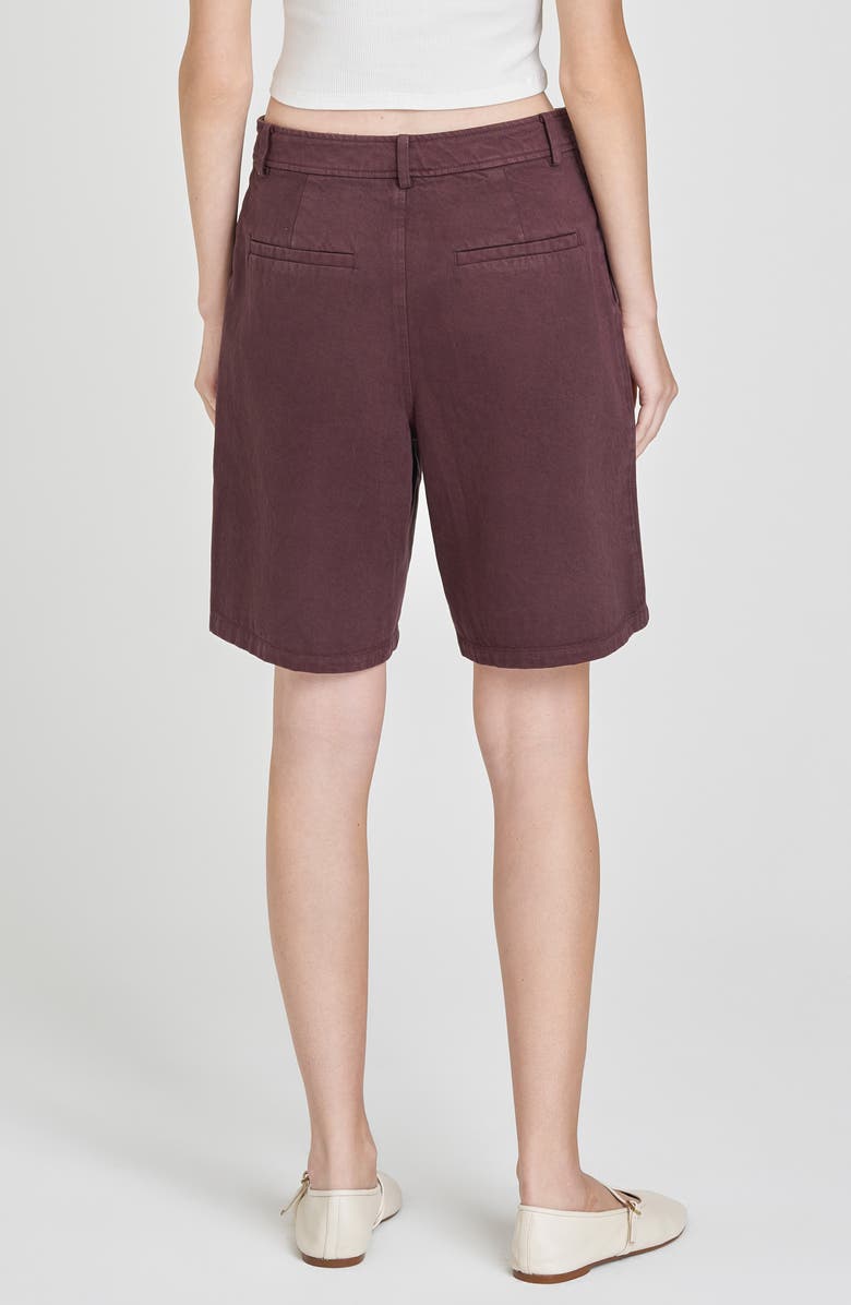 WAYF Huxley Denim Bermuda Shorts, Alternate, color, Brown