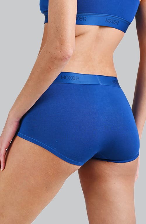 Woxer Bold Ultra-soft Boyshorts In Blue