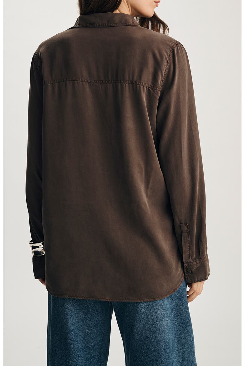 Luxe Touch Relaxed Fit Button-Up Shirt, Alternate, color, BRACKEN