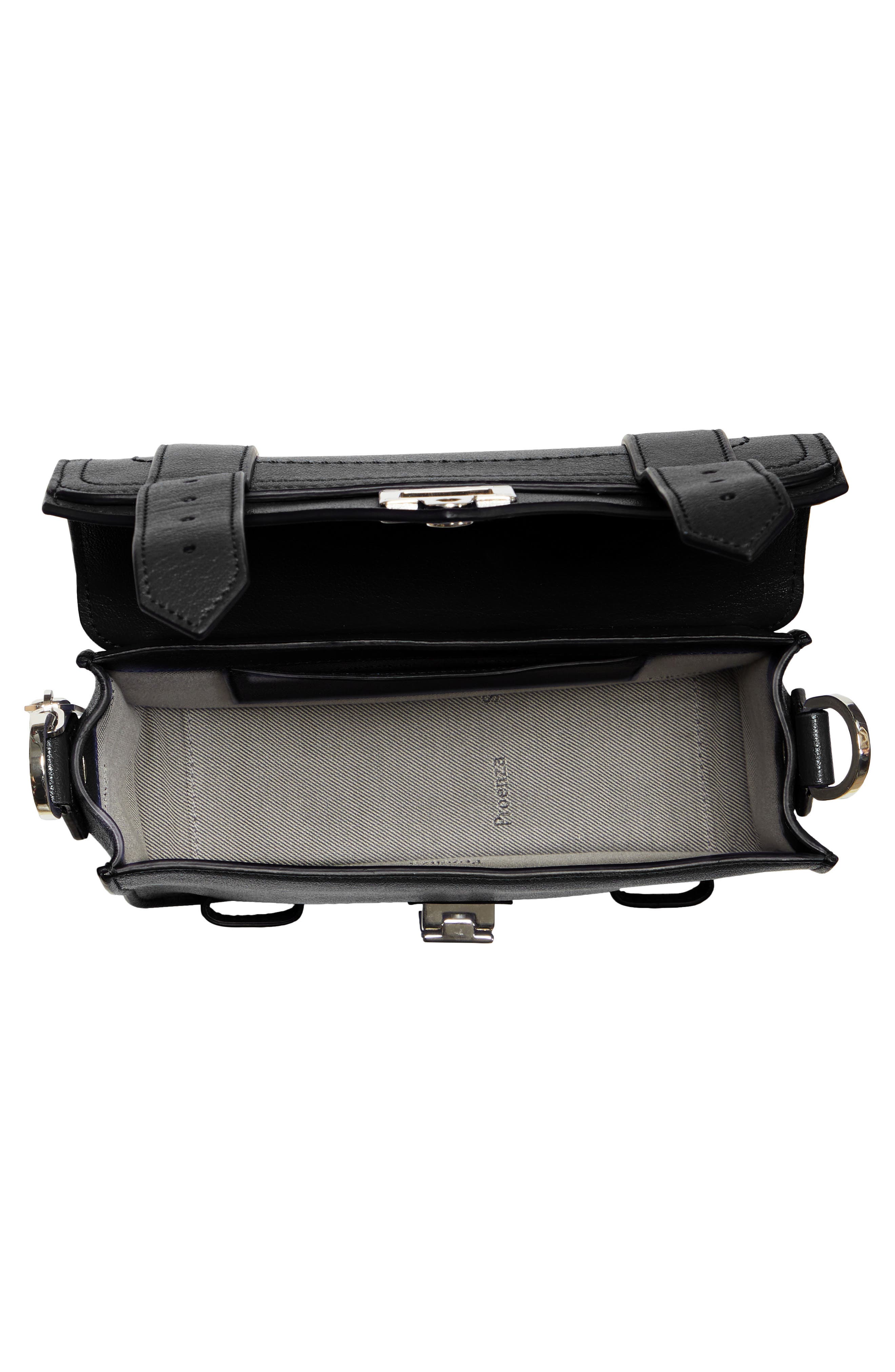 Proenza Schouler Mini PS1 Leather Crossbody Bag, Alternate, color, 