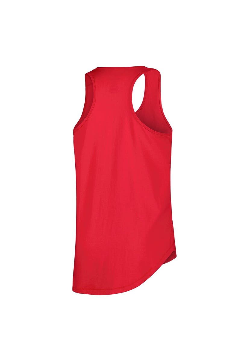 PROFILE Women's Red St. Louis Cardinals Plus Size Scoop Neck Racerback Tank Top, Alternate, color,
