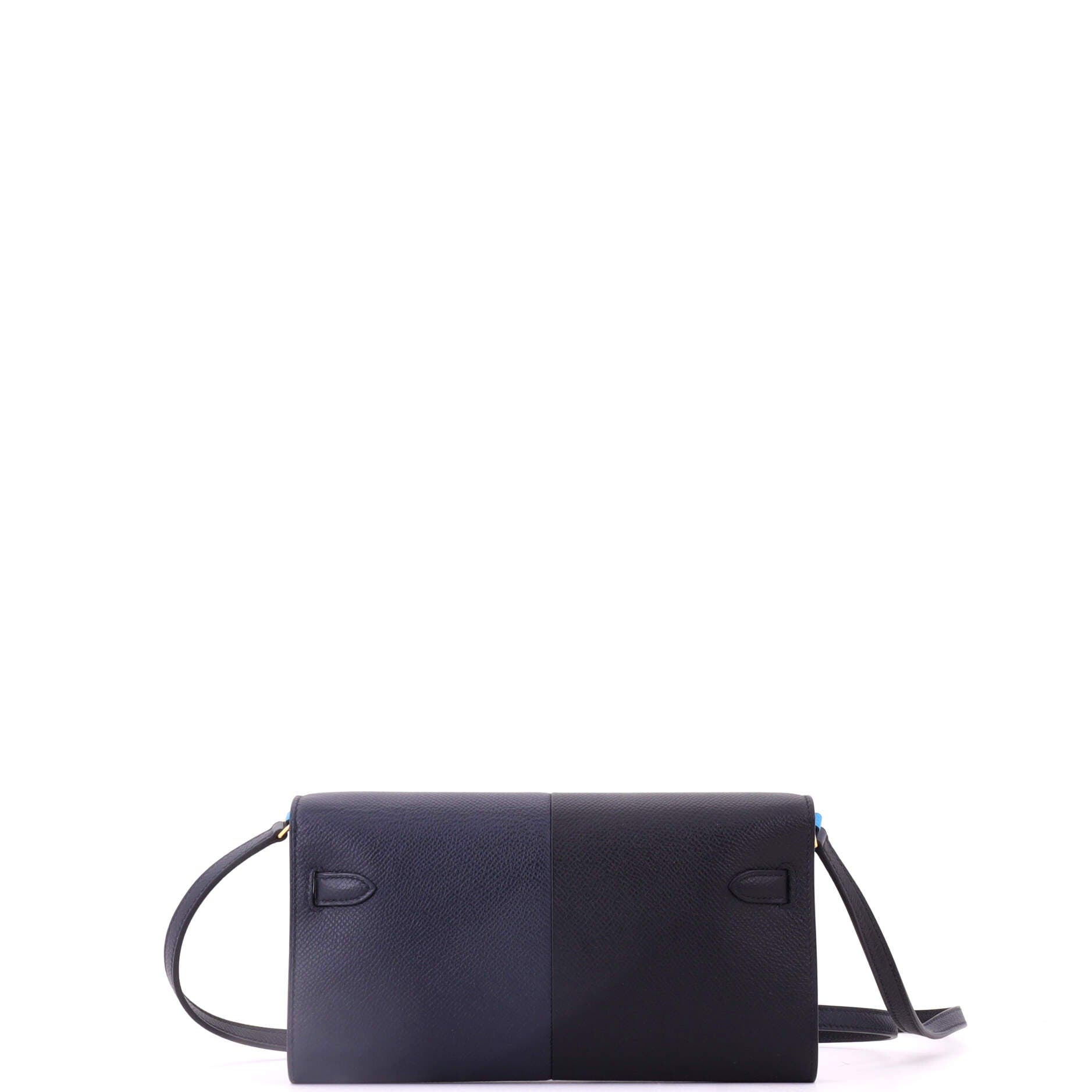 Casaque Kelly To Go Wallet Epsom, Alternate, color, Blue