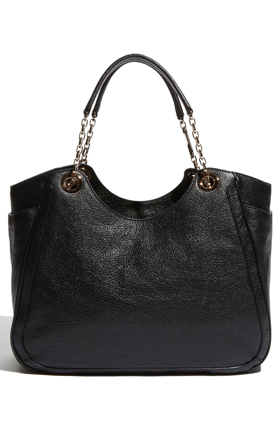 FERRAGAMO Salvatore Ferragamo 'Betulla Chain' Leather Shopper, Alternate, color, 