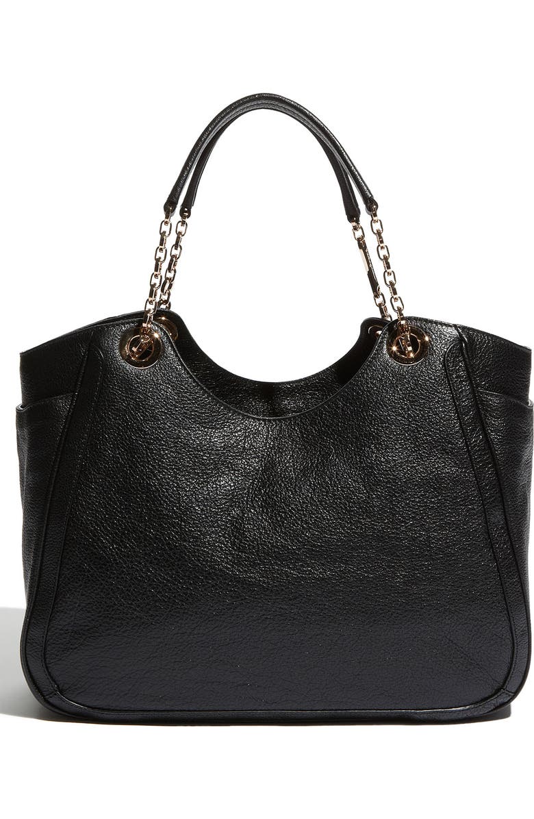 FERRAGAMO Salvatore Ferragamo 'Betulla Chain' Leather Shopper, Alternate, color,
