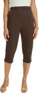 Jessica London Soft Ease Cotton Knit Capri