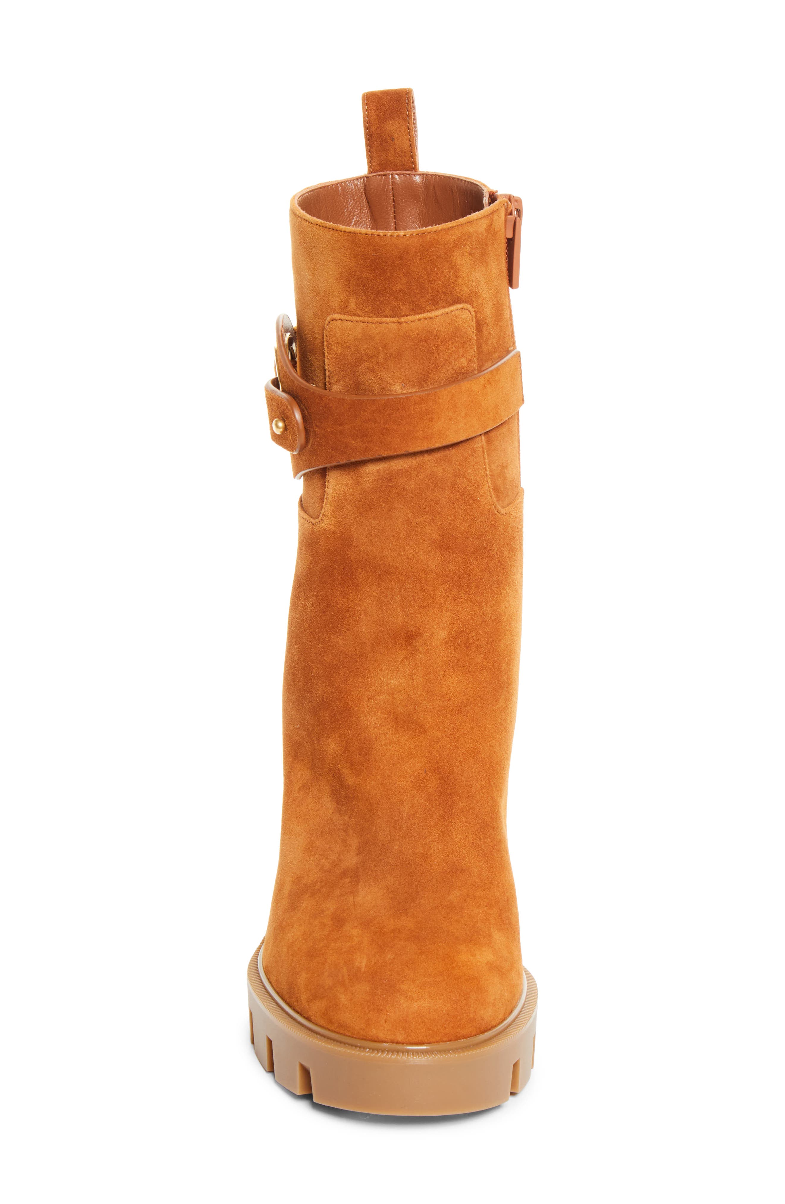 Dianouchette Leather Lug Boot, Alternate, color, 728K TOSCAN