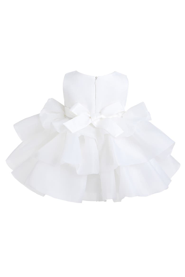 Altheira Bow Ruffle Dress, Alternate, color, White