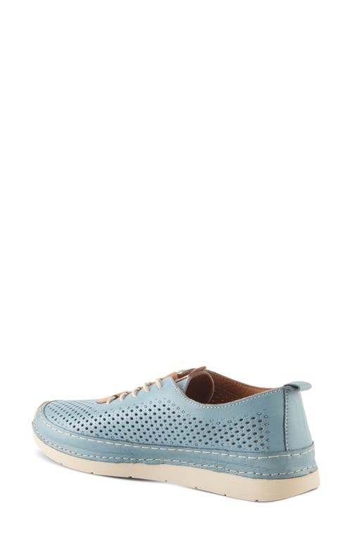 Spring Step Breen Perforated Sneaker In Blue