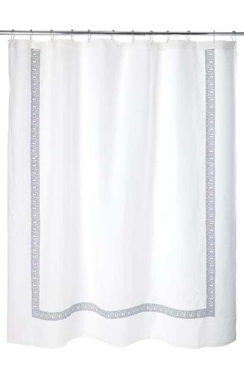 Ophelia Linen Shower Curtain