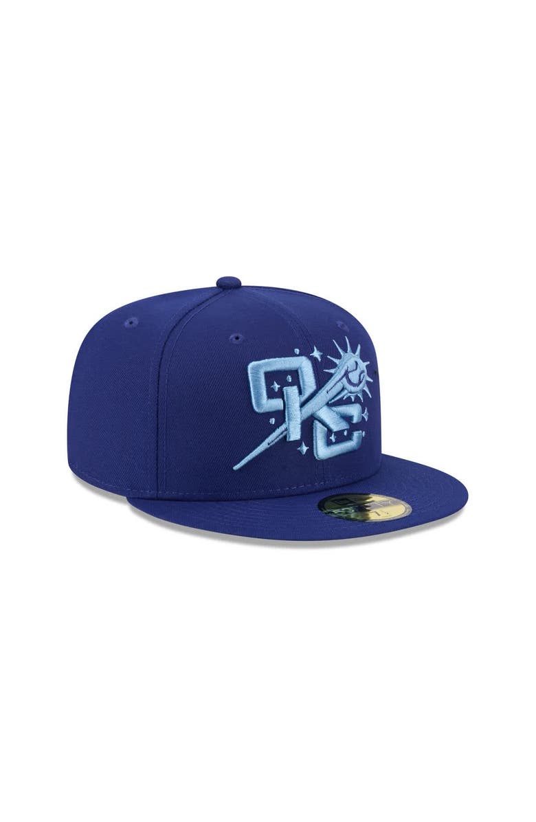 New Era Men's New Era Blue Oklahoma City Baseball Club Theme Nights 59FIFTY Fitted Hat, Alternate, color,