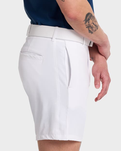 Blanco Clothing Golf Short In White