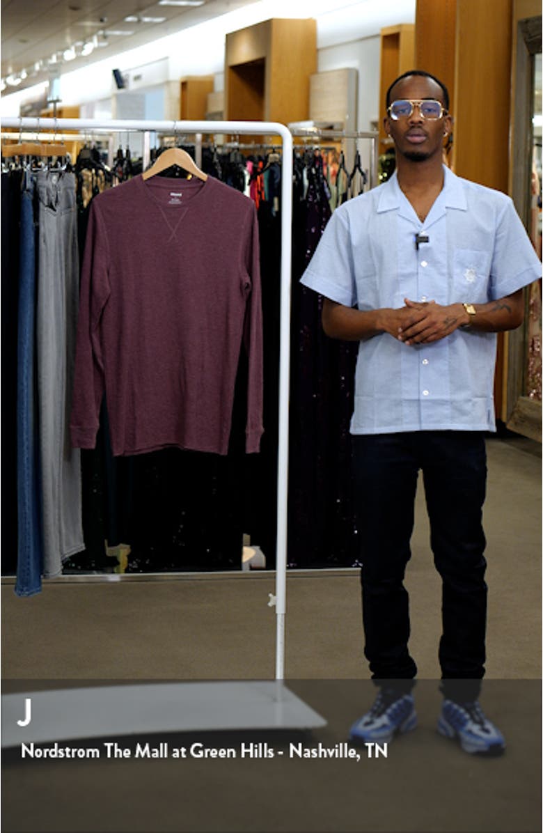 Crewneck Long Sleeve Thermal Top, sales video thumbnail