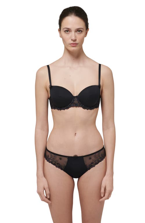 Simone Perele Delice 3d Molded Underwire Demi Bra In Black